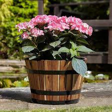 Applewood Barrel Planter Welcome To