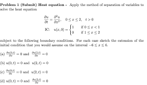 heat equation solve the heat equation