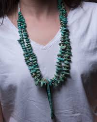 vine turquoise tab necklace with