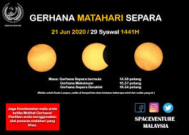 Gerhana matahari tahunan jenis anulus telah berlaku pada 26 disember 2019. Spaceventure Malaysia å¸–å­ Facebook