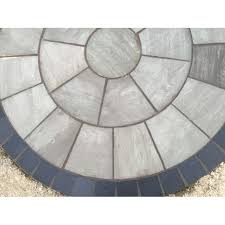 Silver Grey Circle 3 M2 Paving Stones
