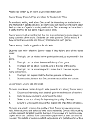 calam eacute o soccer essay powerful tips and ideas for students to write soccer essay powerful tips and ideas for students to write