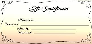 30 printable gift certificates