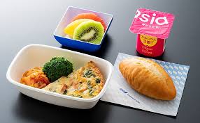 vegetarian meals in flight dining