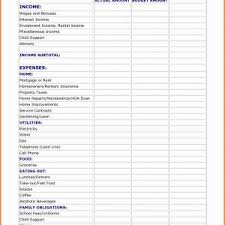 Child Budget Worksheet Save Home Improvement To Do List Template