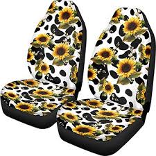 For U Designs Sunflowers Print Car Seat