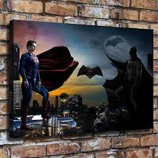 24 36 Superman Batman Paintings Hd