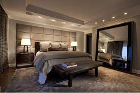 full wall headboard luxury bedroom