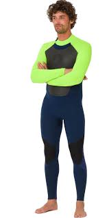 2019 Animal Mens Lava 5 4 3mm Back Zip Gbs Wetsuit Navy Lime Aw9wq006