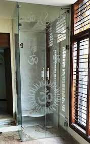 Pooja Room Glass Door For Temple