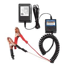 Connect the negative lead from the car battery charger to the negative terminal on your battery. Automatic Battery Float Charger