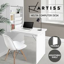 Also, this thing is kind of confusing. Artiss Computer Desk Office Desk Foldable Wall Mount Study Table Storage Ebay