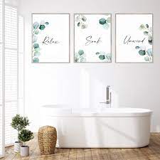 Bathroom Wall Art Set Of 3 Prints