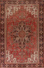 handmade wool geometric heriz persian