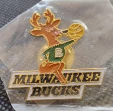 Milwaukee bucks snapback hat vintage ajd cap old school. Nba Milwaukee Bucks Small Logo Pin Yellow Basketball Gem