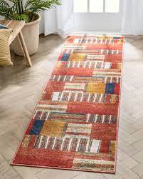 well woven tulsa hauser moroccan tribal area rug 2 3 x 7 3 runner red ivory