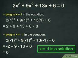 How to find the cubic polynomial with given three zeroes ? 3 Ways To Solve A Cubic Equation Wikihow