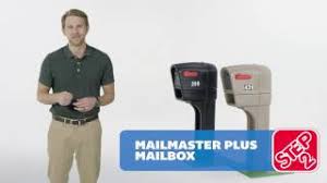 Attempt to open the mailbox with both your standard and spare mailbox keys. Step2 Mailmaster Plus Mailbox