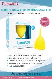 Lunette Lucia Yellow Menstrual Cup Diva Menstrual Cup