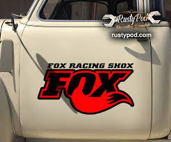 fox racing shox sticker 11274