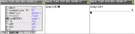 Base Logarithms On The Ti 84 Plus Ce