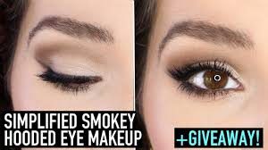 smokey eye makeup for hooded eyes