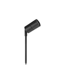 Black Ip65 Garden Spike Spot