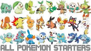 All Generations Pokémon Starters - YouTube