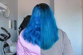 why blue hair is so tough to remove