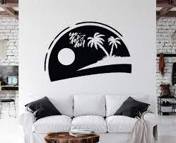 Summer Wall Decal Palm Wall Art Summer