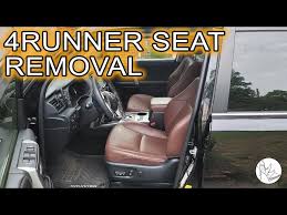 Toyota 4runner Front Seat Removal 5th