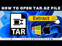 how to open tar gz file you