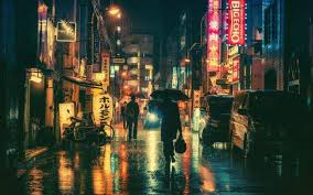 A collection of the top 54 tokyo car wallpapers and backgrounds available for download for free. Japanese City Urban Street Asia Rain Night Tokyo Japan Lights Street Light Reflection Car Building Wallpapers Hd Desktop And Mobile Backgrounds