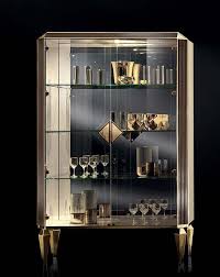 Display Cabinet With Mirror Background