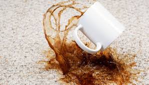 get coffee stains out of carpet