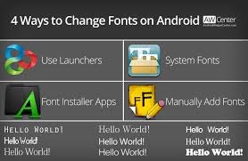 Change Fonts On Android Without Rooting Requires Root Aw Center