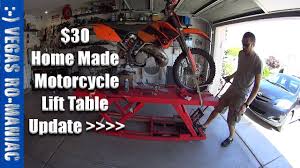 Each design has its own benefits and can be useful in a variety of applications. Home Made Wood Hydraulic Motorcycle Lift Work Table 6 Months Later Youtube