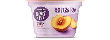peach nonfat greek yogurt light fit