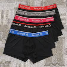 Details About Reebok 5 Pack Mens Quick Dry Short Trunks Boxer Briefs Underwear Size S Xl
