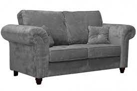 glimmer grey fabric 3 2 seater sofa set