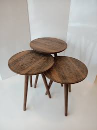 Round Couch Table Set Modern End Side