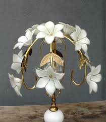 Murano Flower Table Lamp Handmade