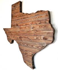 Large Texas Wood Wall Art Texas Art