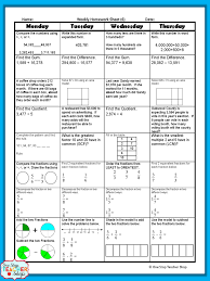 The answer of go math grade 6 chapter 7 can be used as a model of reference by the students to enhance the math skills. 4th Grade Math Homework Or Math Morning Work Common Core Aligned And Editable With Answer Keys Daily Math Review For Math Homework Daily Math 4th Grade Math
