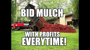 how to bid mulch you