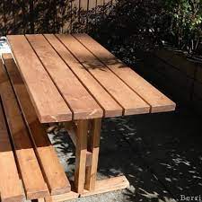 How To Make A Patio Sized Picnic Table