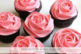 how to frost a rose on a cupcake video