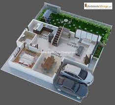 900 To 1200 Sq Ft House Plans 3d