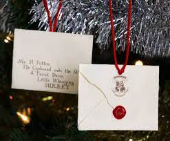 If you fancy geeking out over christmas tree decorations this year, then look no further than these awesome tree ornaments that would look equally at home in the. Diy Miniature Hogwarts Letter Christmas Tree Ornament Harry Potter Holida Harry Potter Christmas Ornaments Harry Potter Christmas Harry Potter Christmas Tree