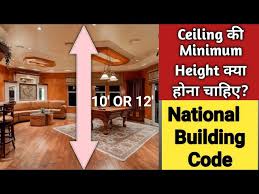 minimum ceiling height standard